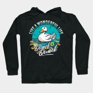 Cute Duck Girls Quack Quack Wonderful Ducks Are Awesome Hoodie